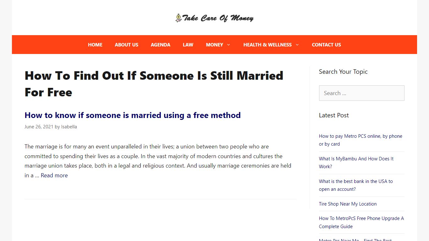 How To Find Out If Someone Is Still Married For Free